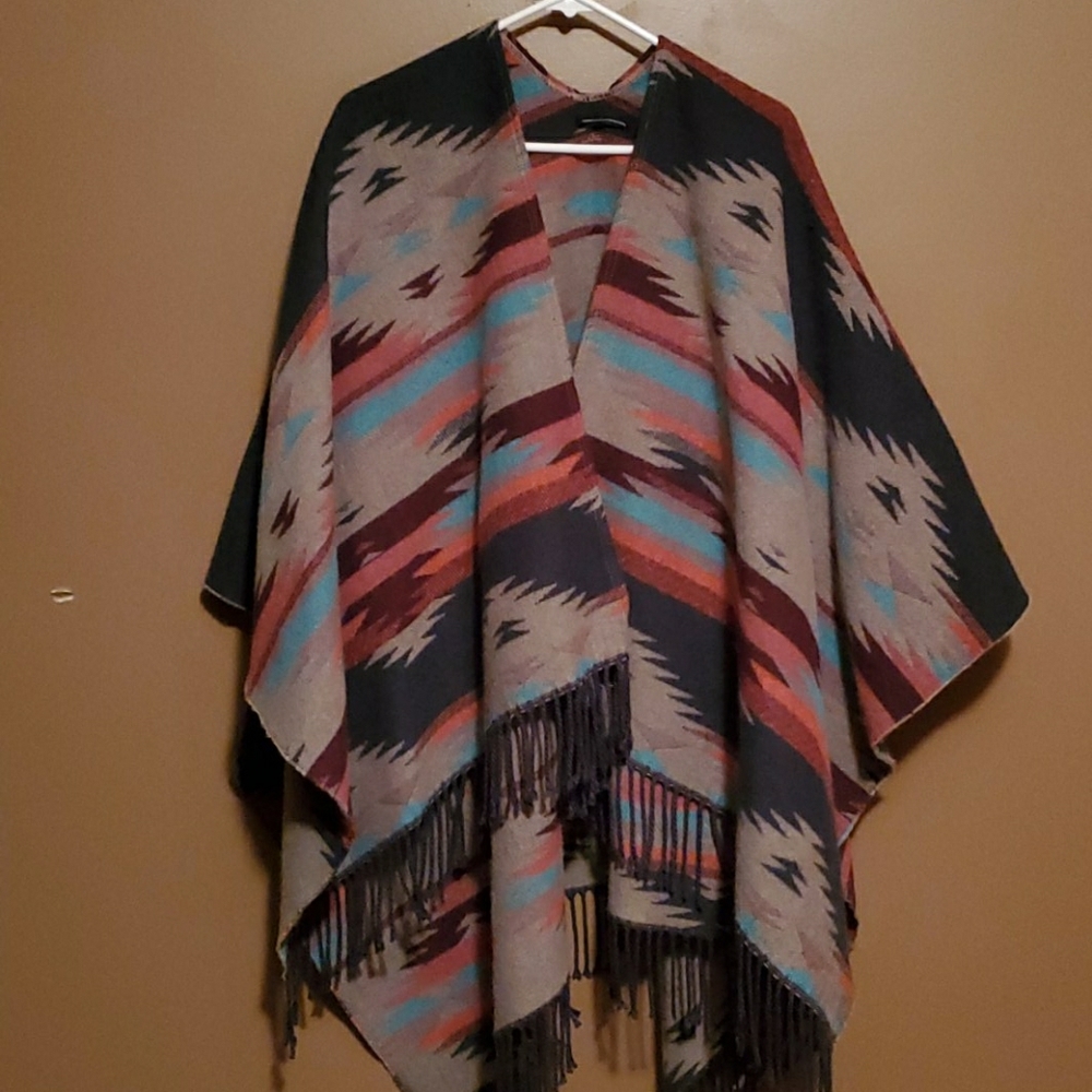 American Eagle poncho